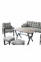 Hanah Home Lilyum Conjunto de Jardín Multicolor 3+1+1+2